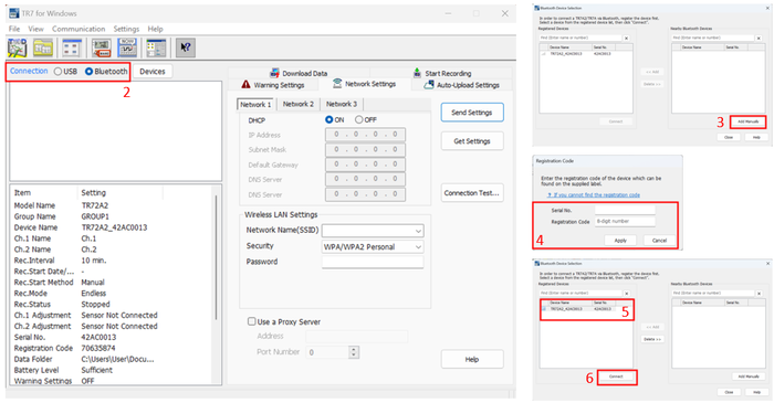 การตั้งค่าเครื่อง TR7A2 เชื่อมต่อ WiFI ด้วย Program TR for windows